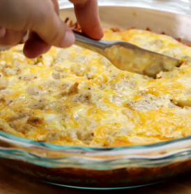 Cheesy Hash Brown QuicheCheesy Hash Brown Quiche