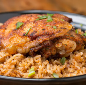 Paprika Chicken & Rice Bake