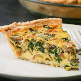 Sausage & Veggie Quiche