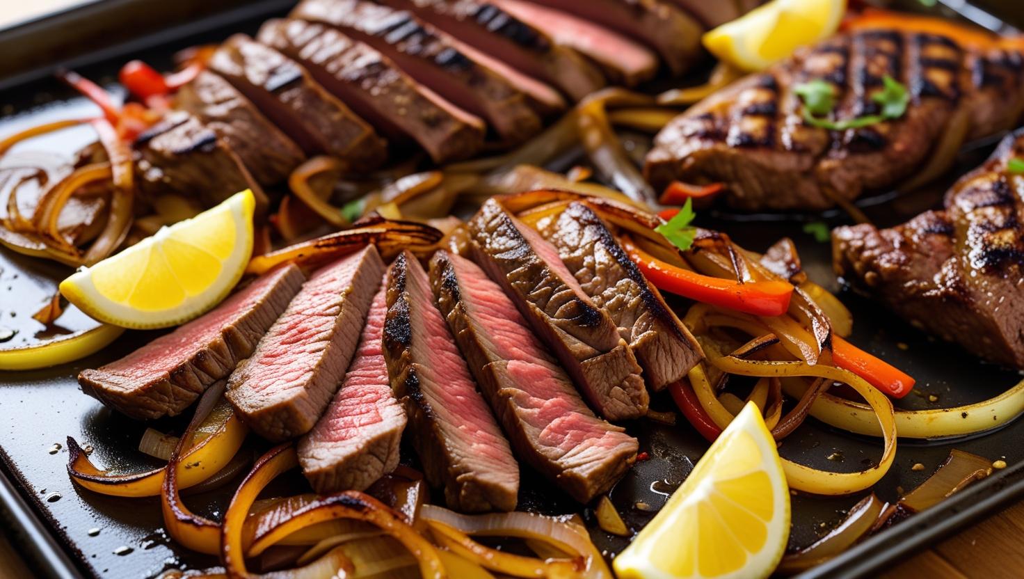 Sheet-Pan Steak Fajitas