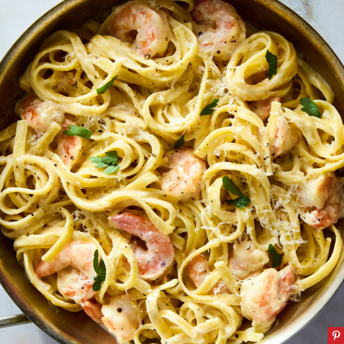 Shrimp Fettuccine Alfredo