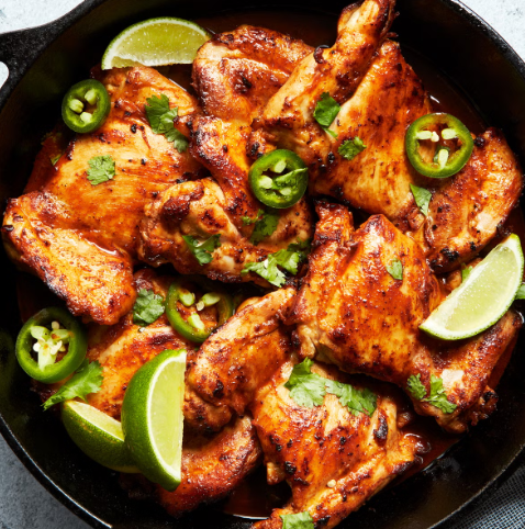 Tequila-Lime Chicken Thighs