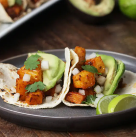 Vegan Butternut Squash Al Pastor Tacos