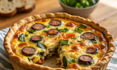 Sausage & Veggie Quiche