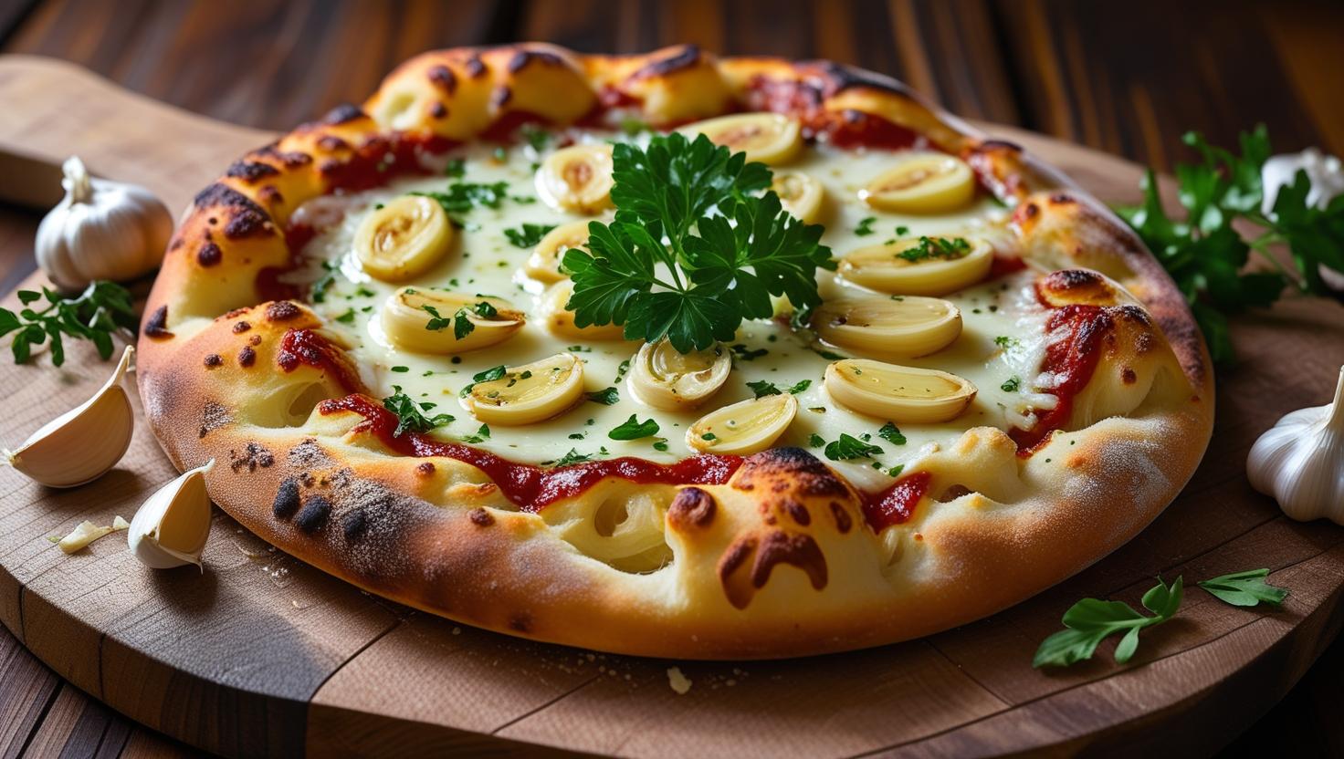 Garlic Bread Pizza
