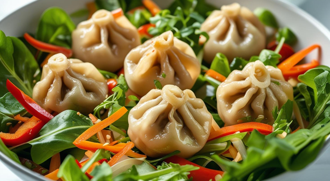 Bonus Air-Fried Dumpling Salad