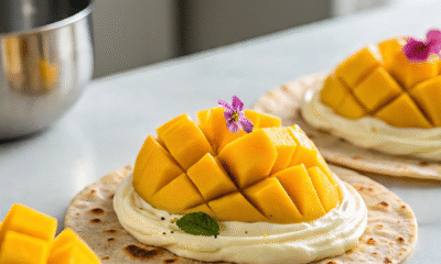 No-Cook Mango Shrikhand Wrap