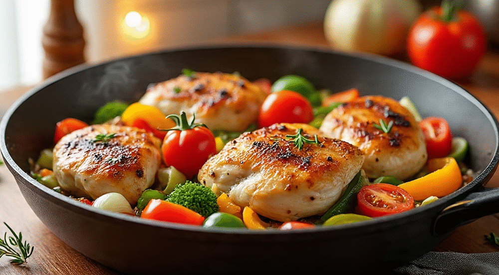 One Pan Chicken And Veggies
