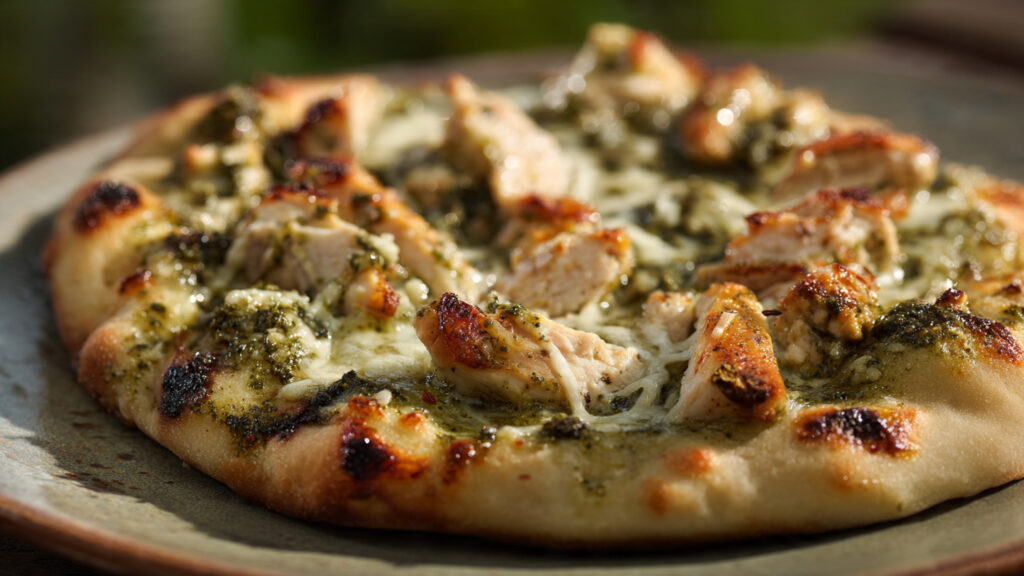 Chicken Pesto Pizza
