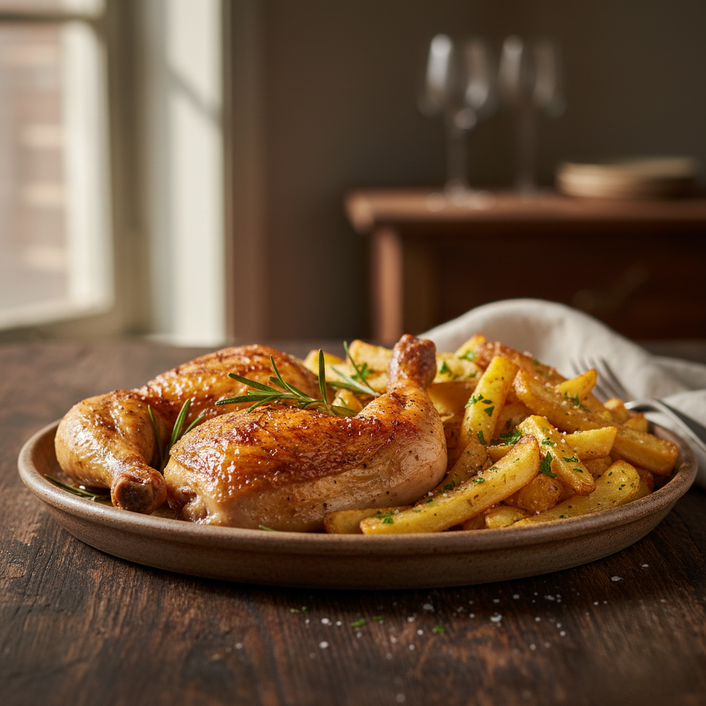 Chicken with Home Fries