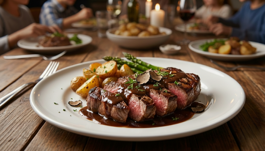 Truffled Demi-Glace Sirloin Steak