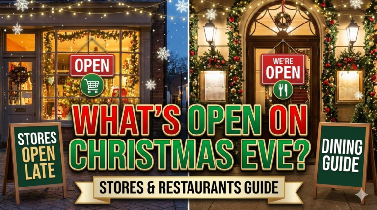 Stores Open on Christmas Eve: Where You Can Shop & Eat Before Christmas